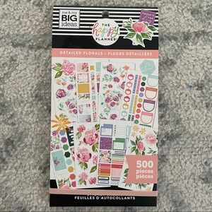 The Happy Planner Detailed Florals Sticker Book